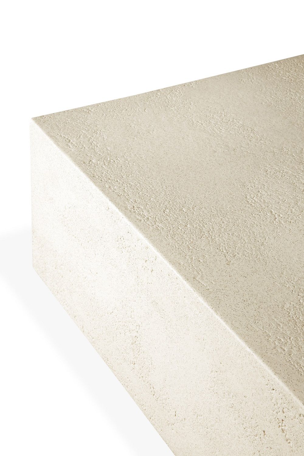 Elements Table basse Microcement Off White rectangulaire Ethnicraft