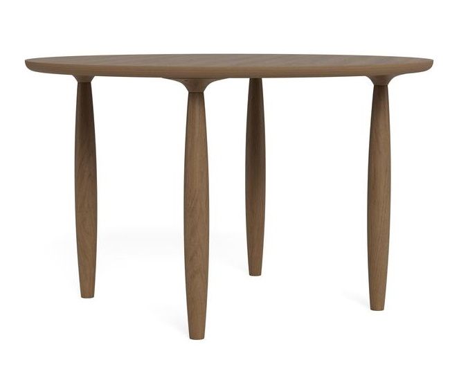 Oku table à manger ronde chêne clair fumé  Norr11
