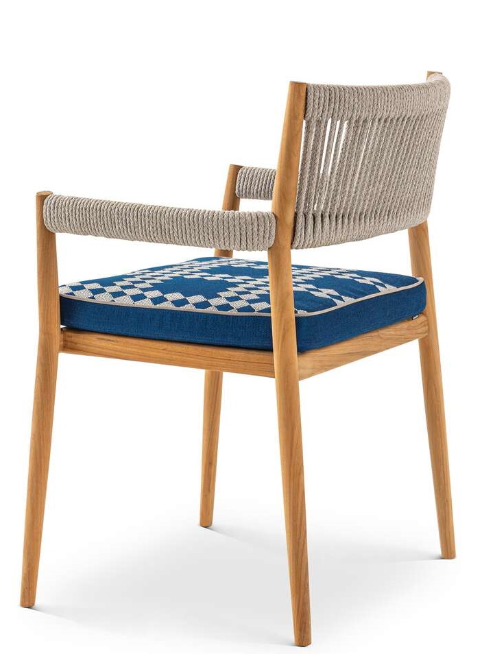 Dine Out Chair chaise avec coussin Cassina