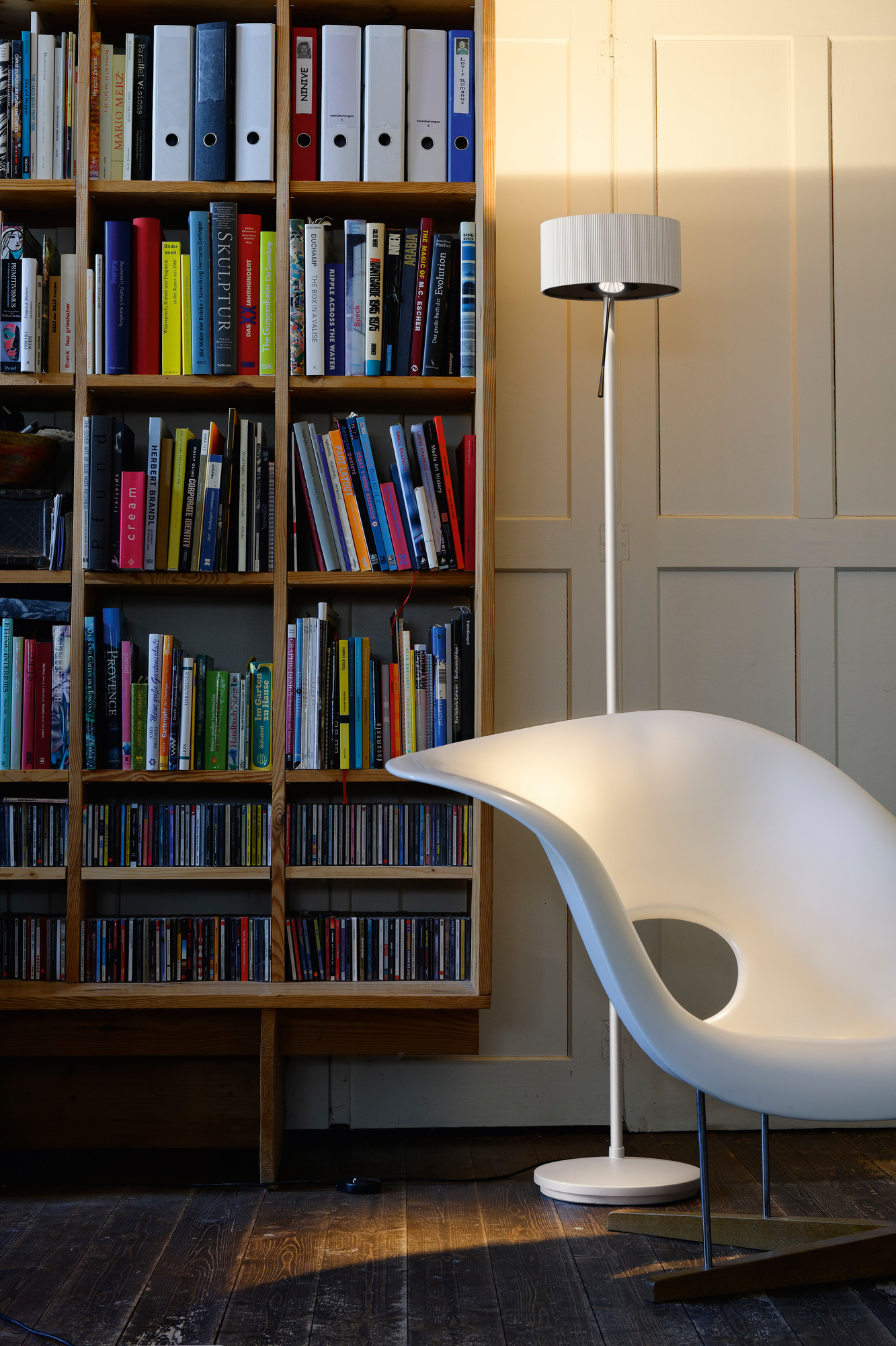 Diogenes LED Lampadaire Belux Or Gris