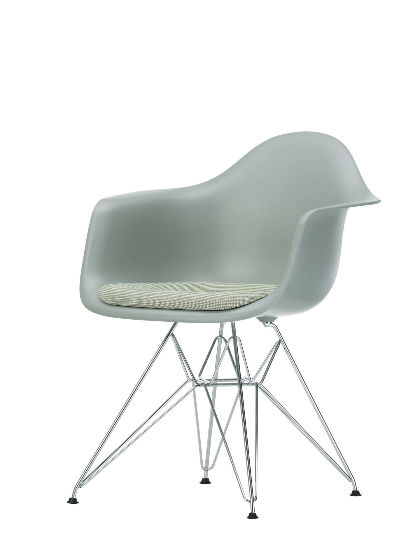 Eames Plastic Arm Chair DAR chaise avec coussin d'assise Vitra