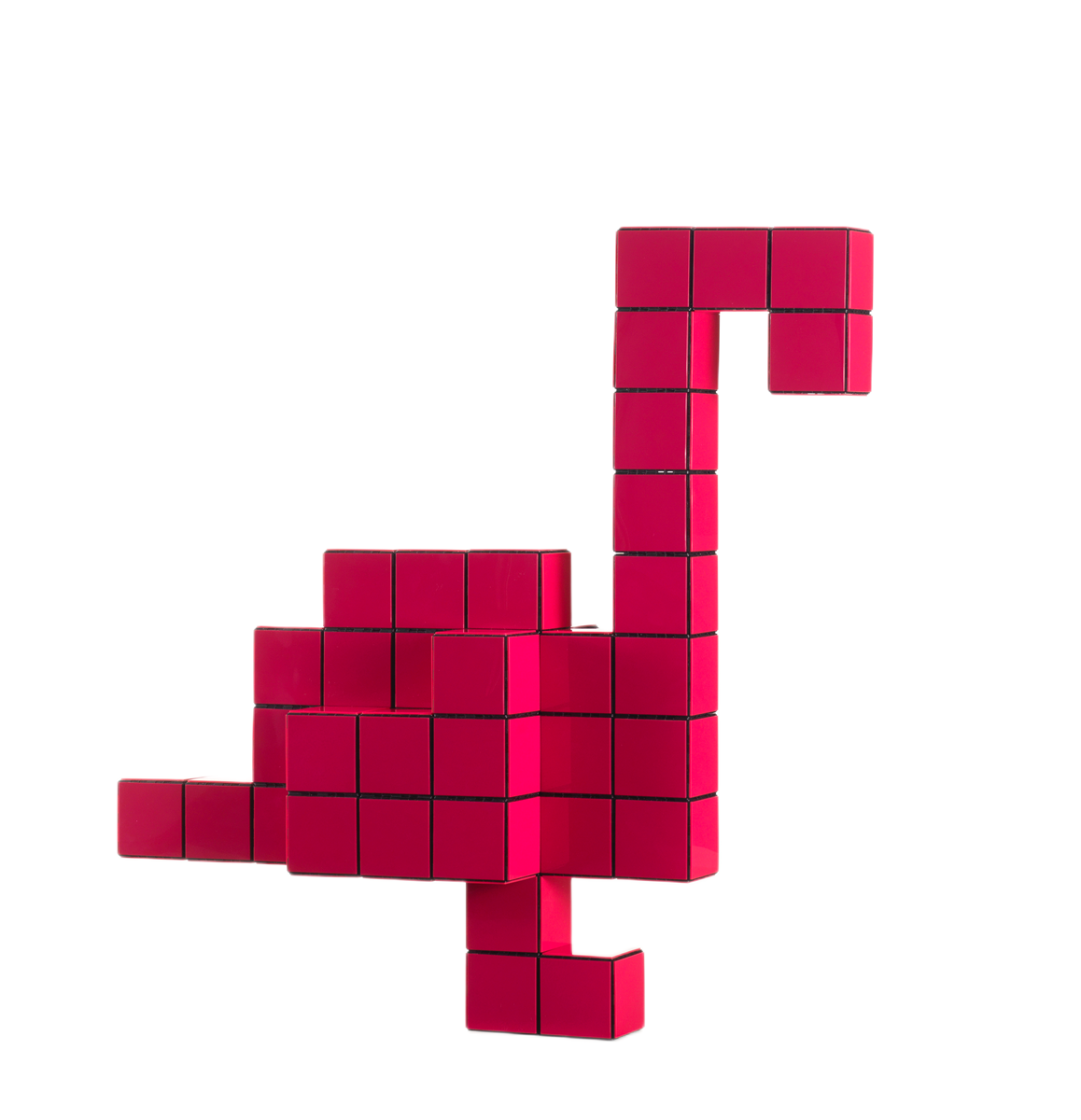 Panton Cubes Flamingo Duoton Sculpture Vitra