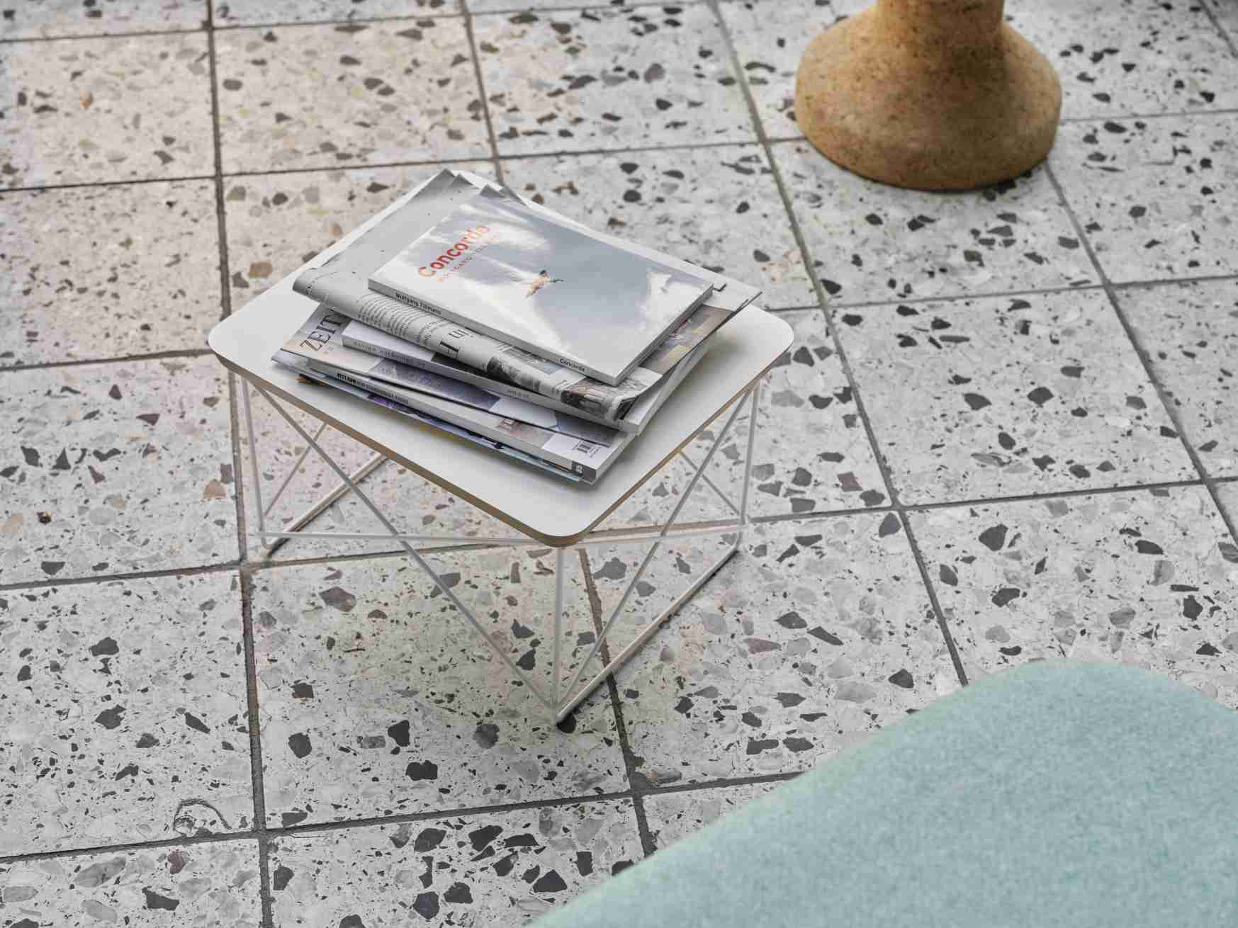 Occasional Table LTR Table d'appoint HPL Blanc Vitra NOUVELLE VERSION