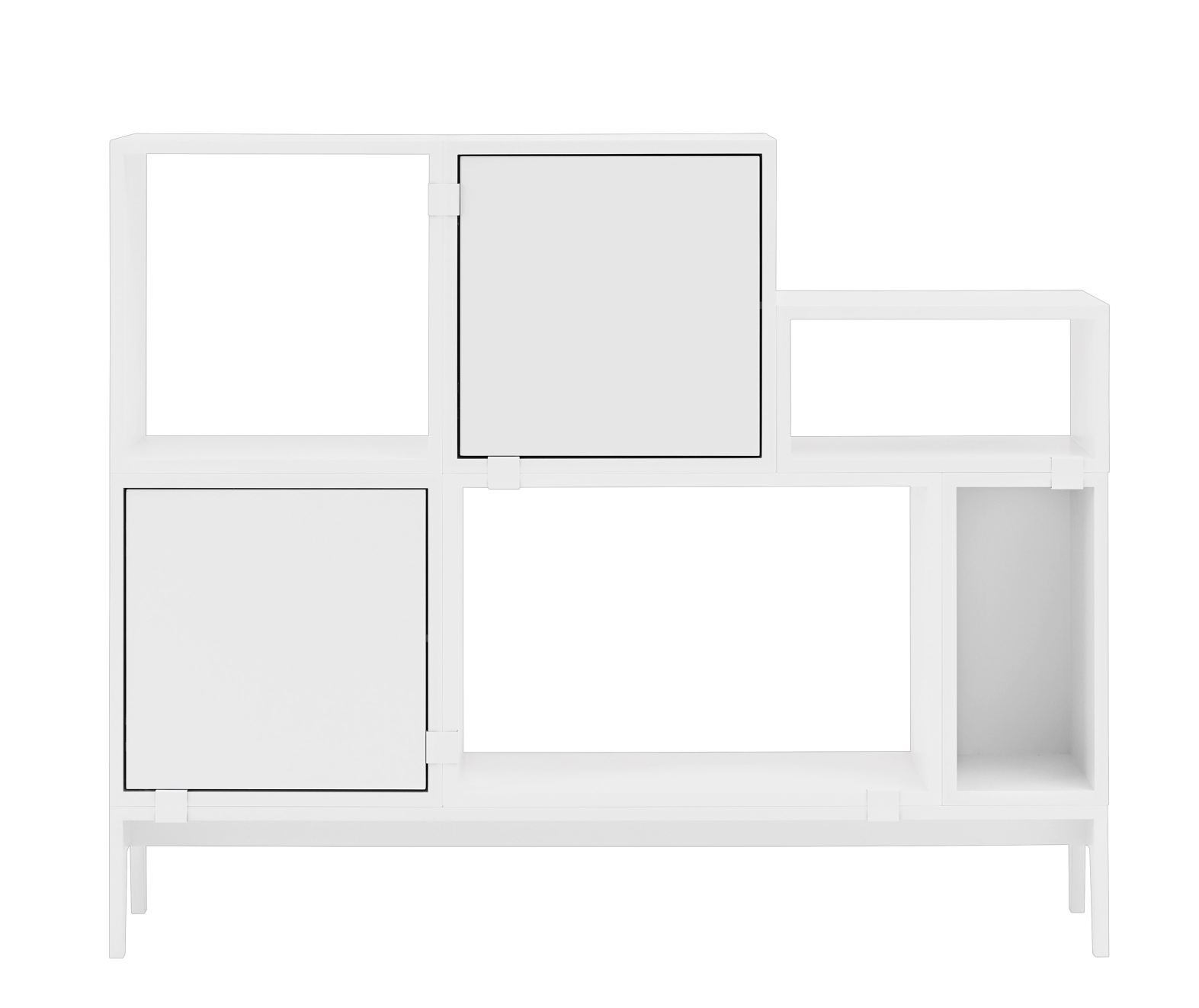 Stacked Configuration 1 Système d'étagères Blanc Muuto OFFRE SPECIALE