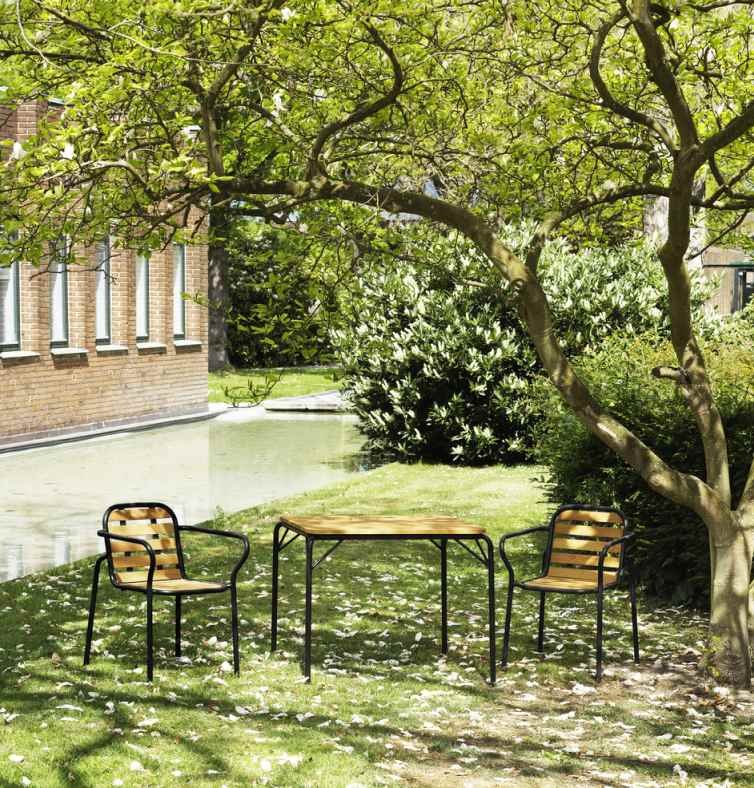 Vig Armchair Wood Fauteuil d'extérieur Normann Copenhagen  