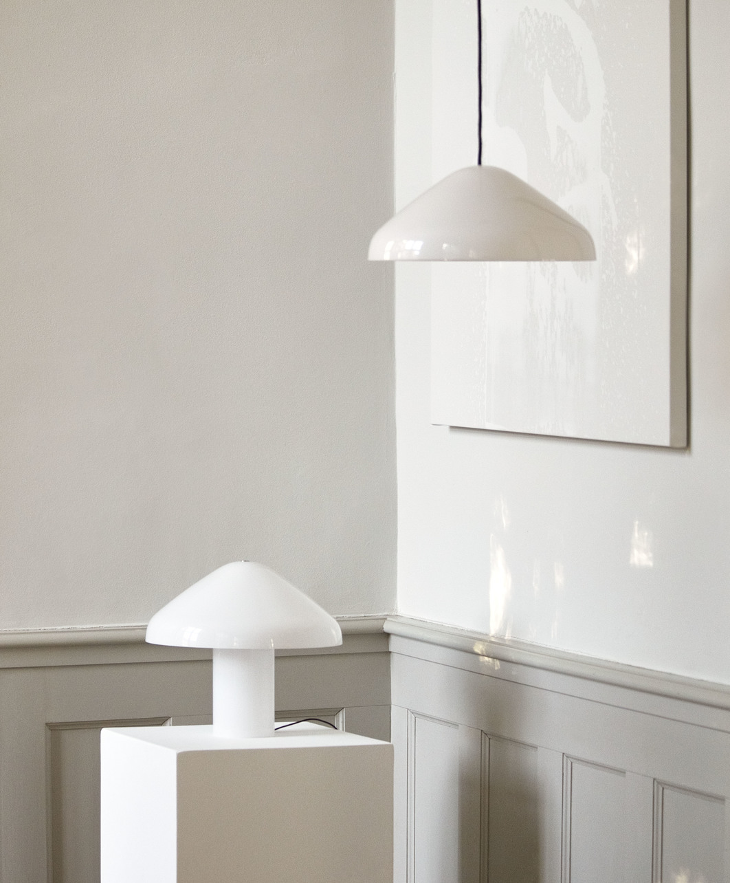 Pao Glass Pendant 350 luminaire suspendu Hay