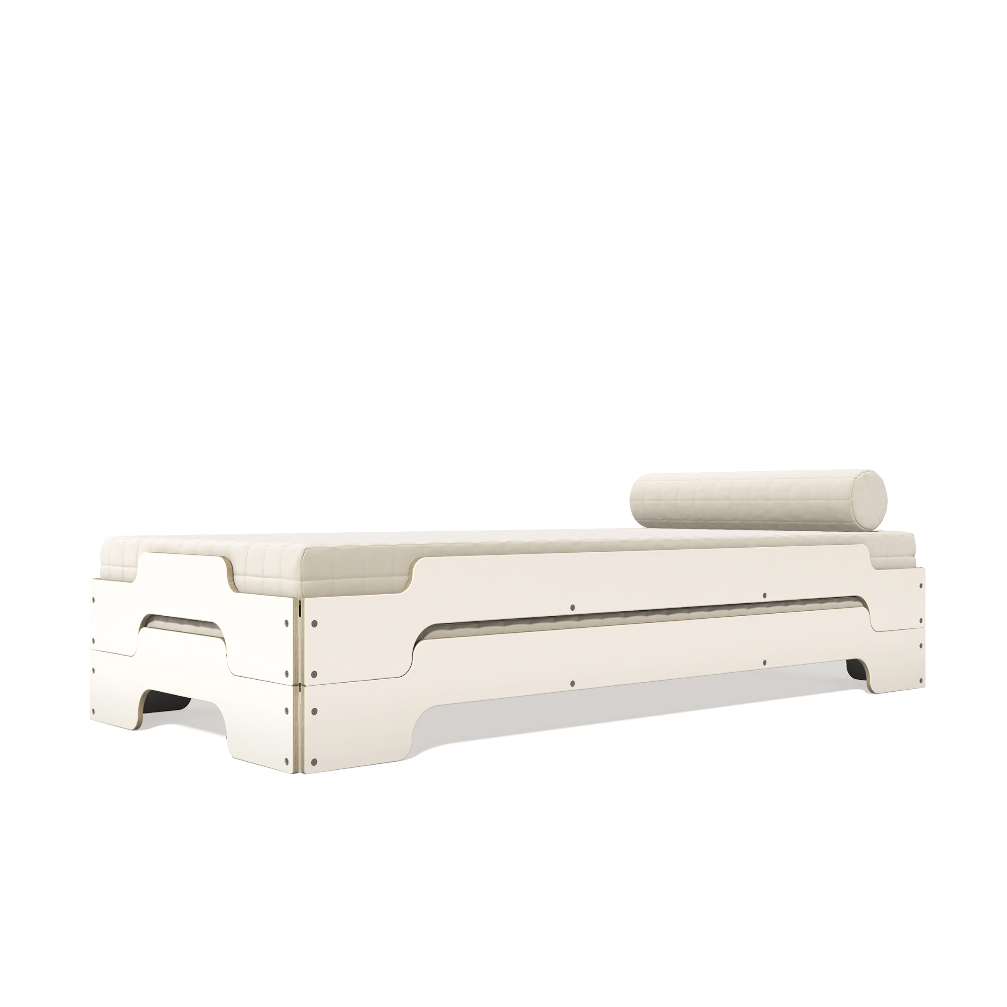 Lit empilable CPL Blanc Classique Hauteur Müller Möbelwerkstätten 900M2