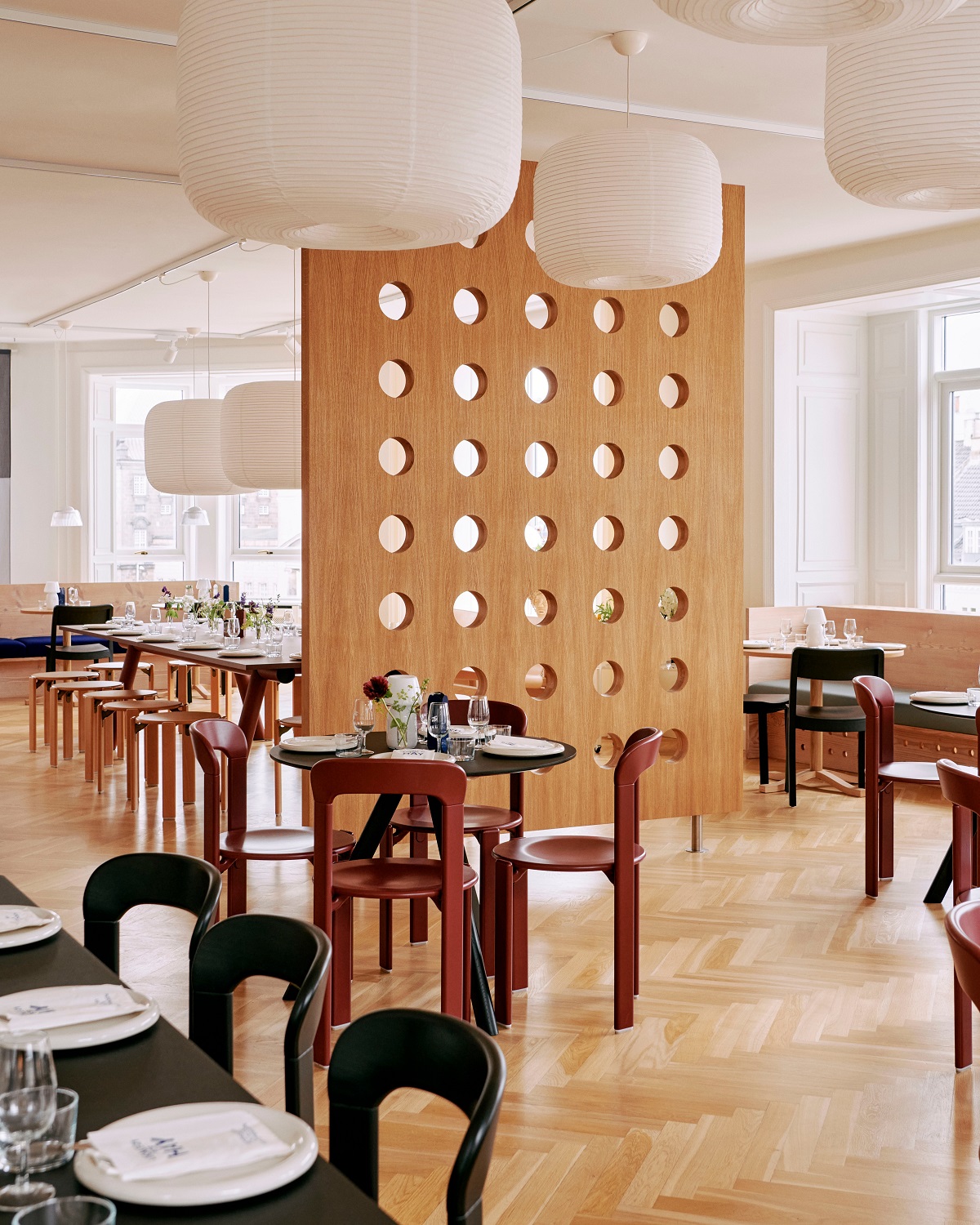 Paper Shade-Donut Ø80-Classic white Abat-jour Hay