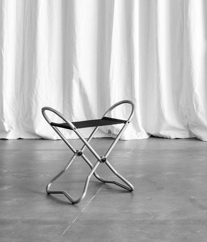 Chicago pliage selles / selles Museum Lectus noir