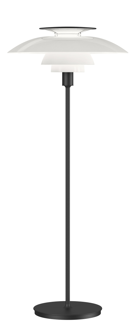 PH 80 Noir ou Blanc Lampadaire Louis Poulsen 
