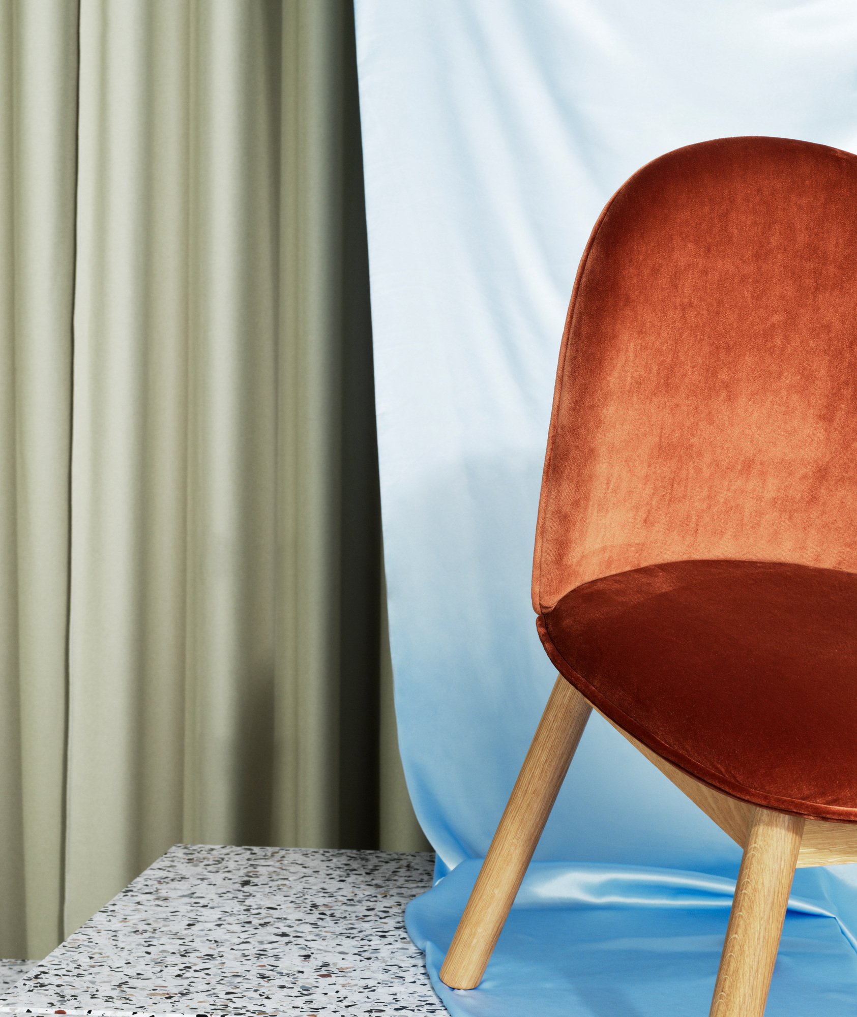 Chaise Ace Lounge chêne Normann Copenhagen Ultraleather