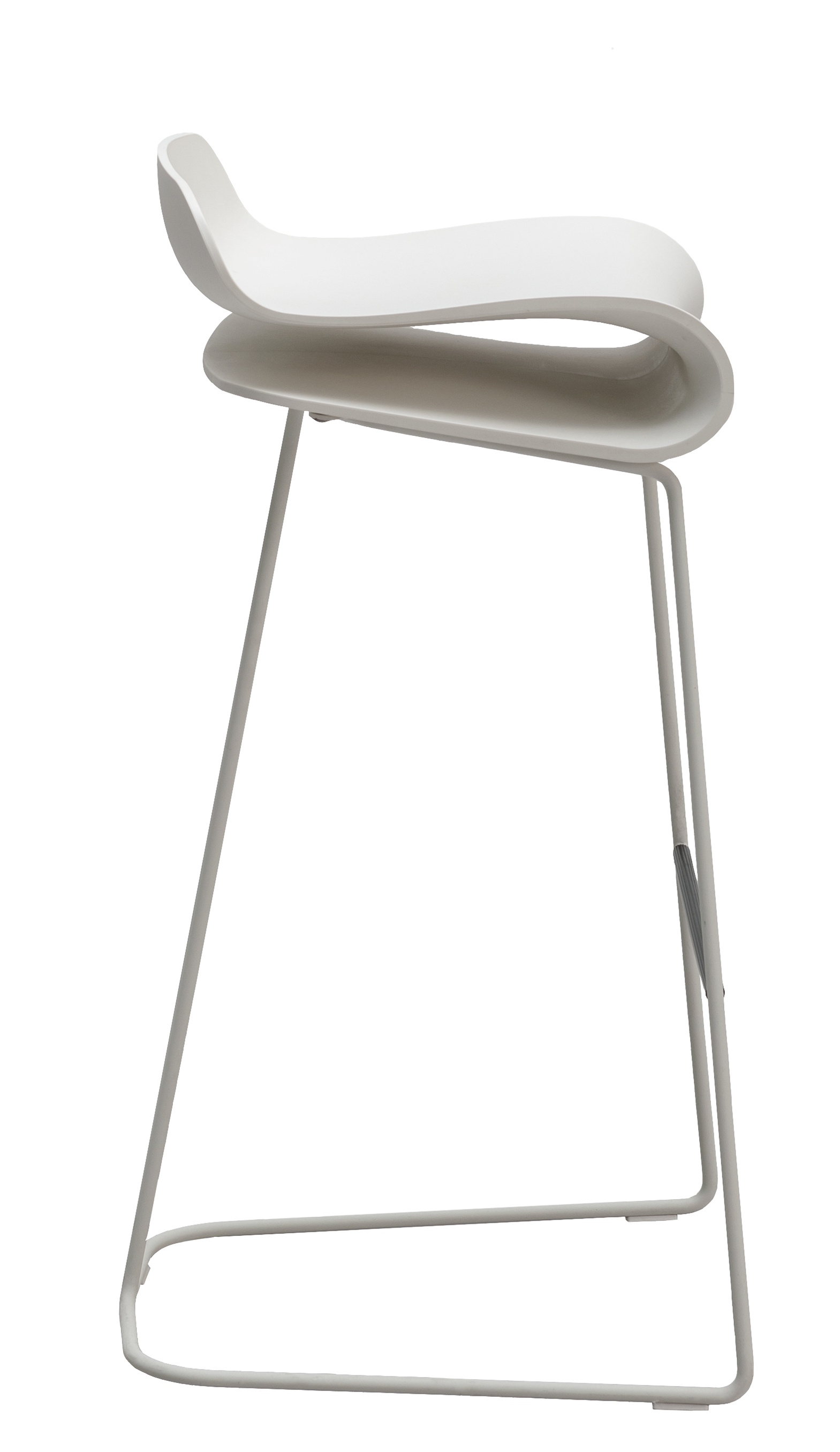 BCN Tabouret de bar avec piètement traîneau Kristalia