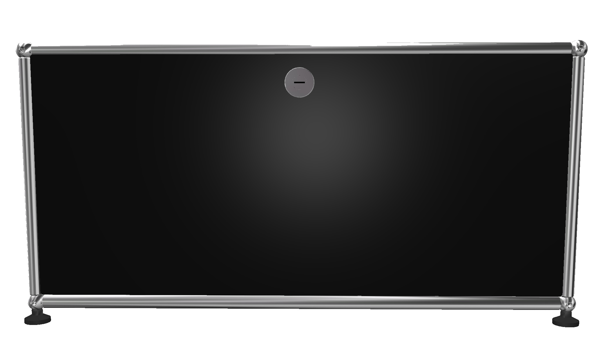 USM Haller Lowboard 1 Tiroir Noir graphite - FAST DELIVERY