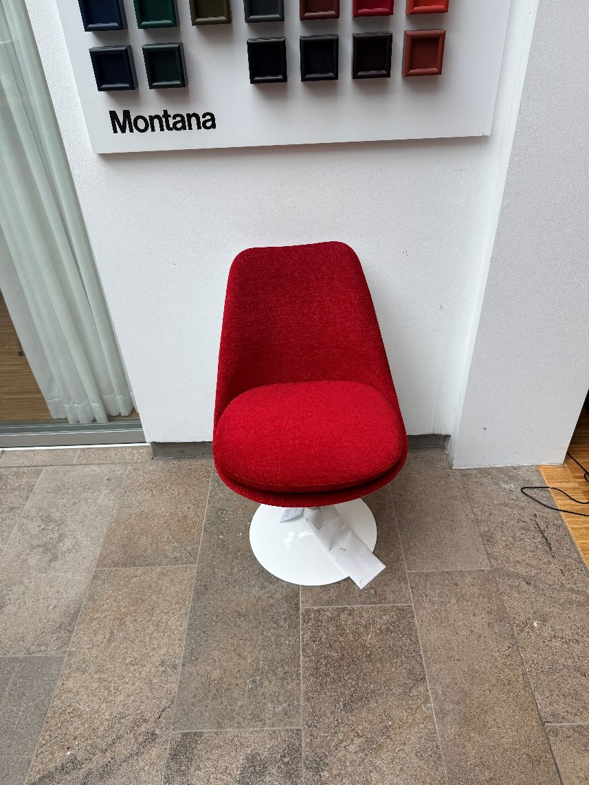 Fauteuil Tulipe fauteuil pivotant entièrement rembourré Knoll International PIÈCE D'EXPOSITION