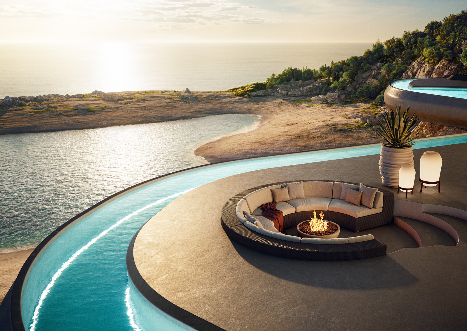 Babylon Cache-pot L Dedon