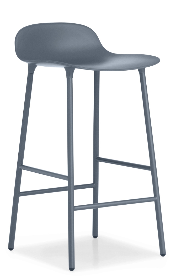 Form Barstool tabouret de bar H 65 cm Acier Normann Copenhagen