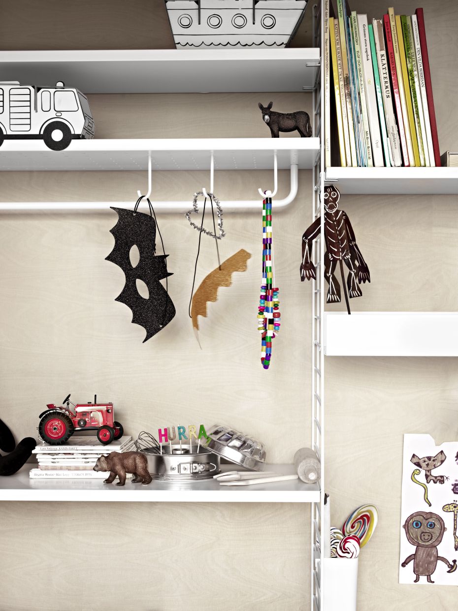 Étagère individuelle en métal bord bas L 78 cm String Furniture   