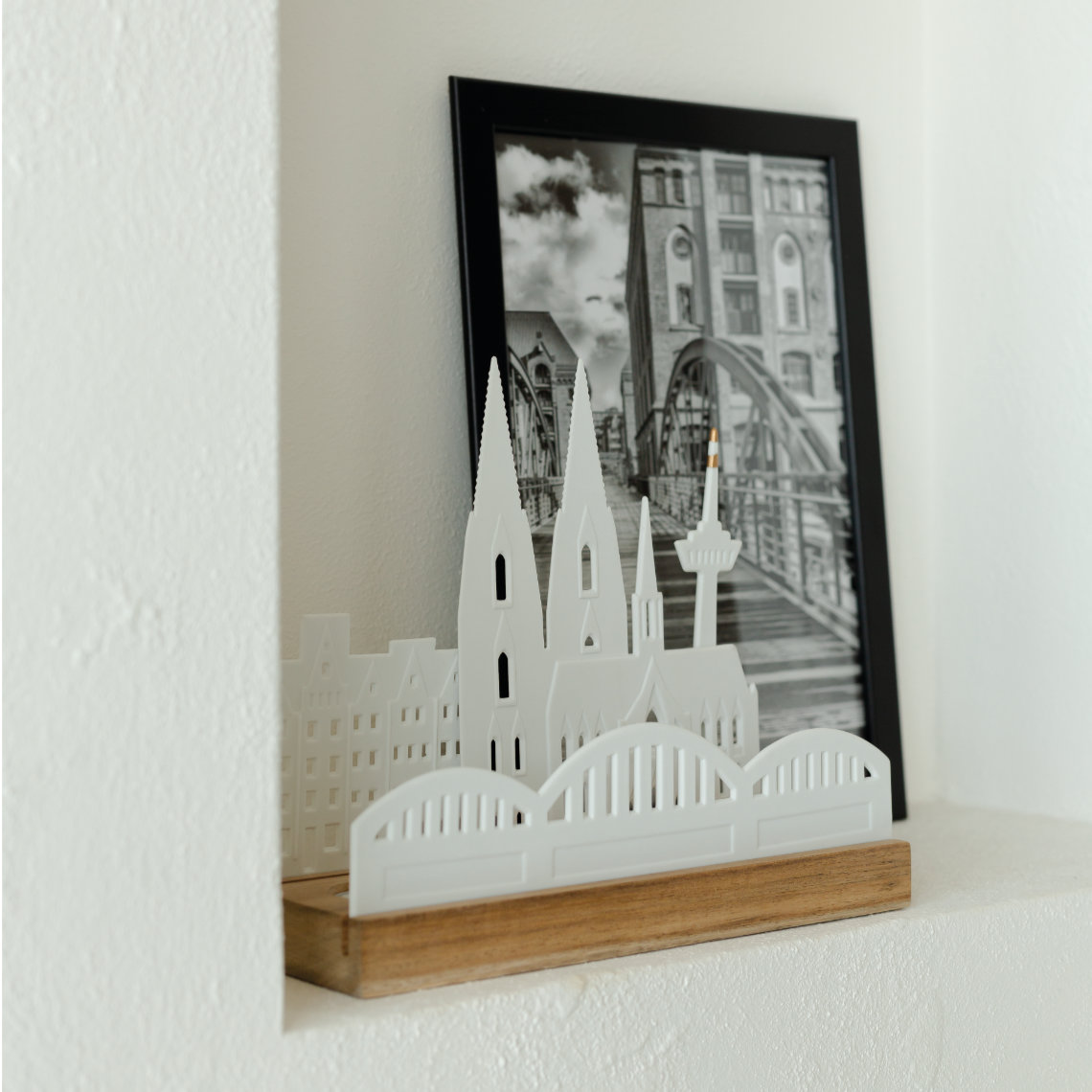 Objet lumineux Silhouette de la ville de Cologne Räder