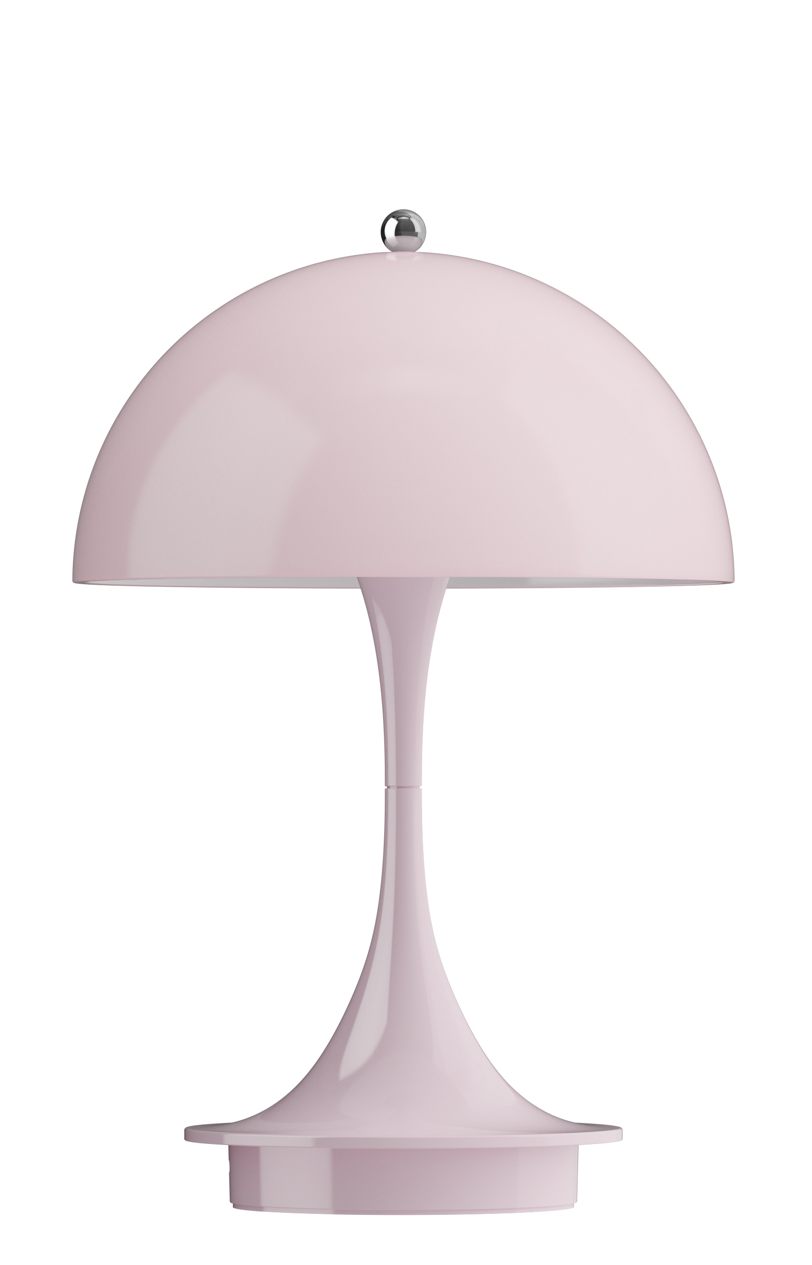 Panthella 160 Portable V3 Lampe de table à LED rechargeable Intérieur/Extérieur Louis Poulsen opale rose