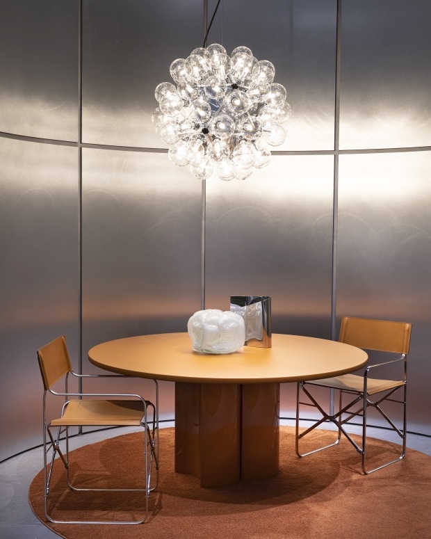 2325 Bol Table de salle à manger Ø 160 cm Zanotta caramel mat