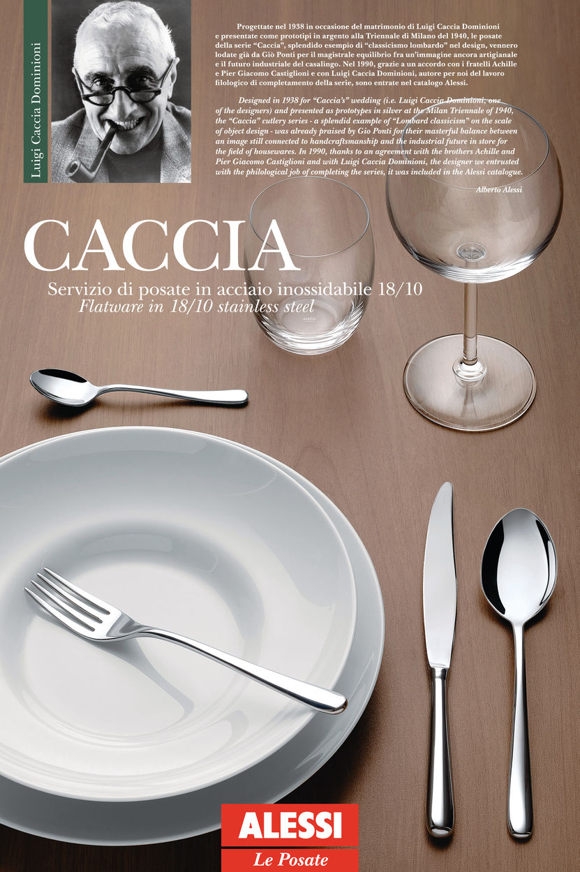 Caccia Courtellerie garnir 24tlg. Alessi