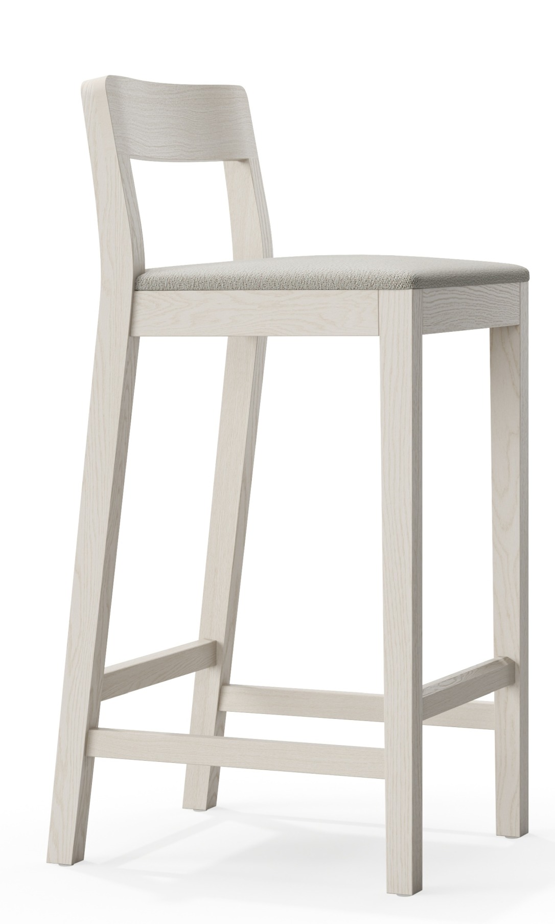 Sit tabouret de bar en bois avec coussin d'assise Zeitraum