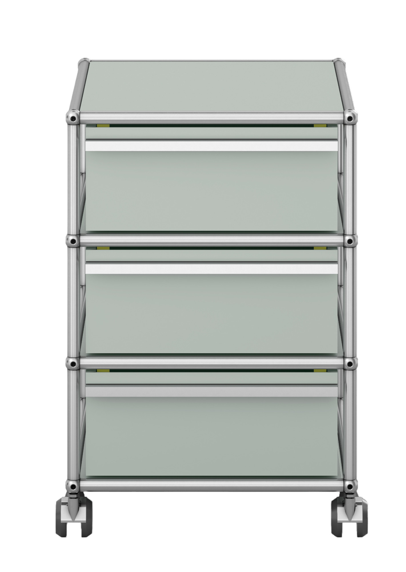 USM Haller Rollcontainer QUICK SHIP -lichtgrau