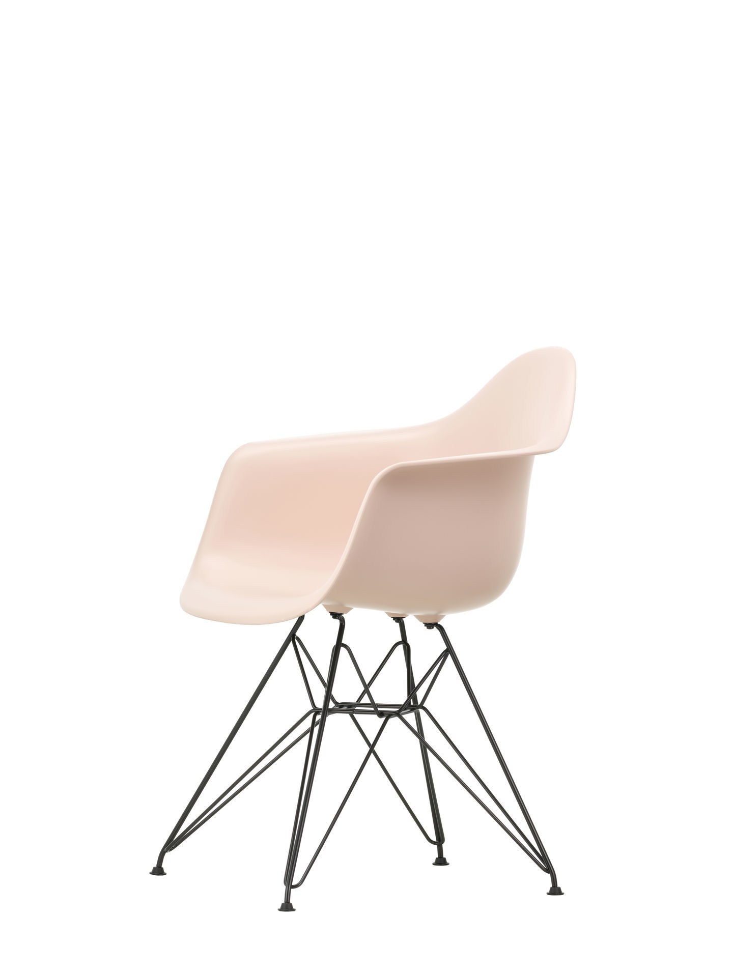 Vitra Eames Plastic Arm Chair DAR Chaise Vitra Chromé - Bleu mer