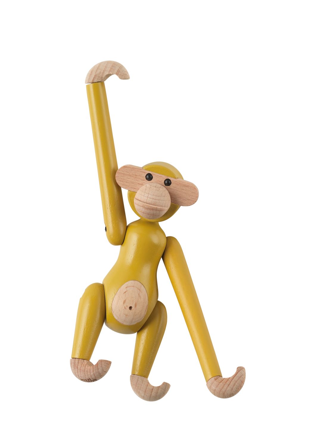 Singe Mini coloré Kay Bojesen Vintage Jaune