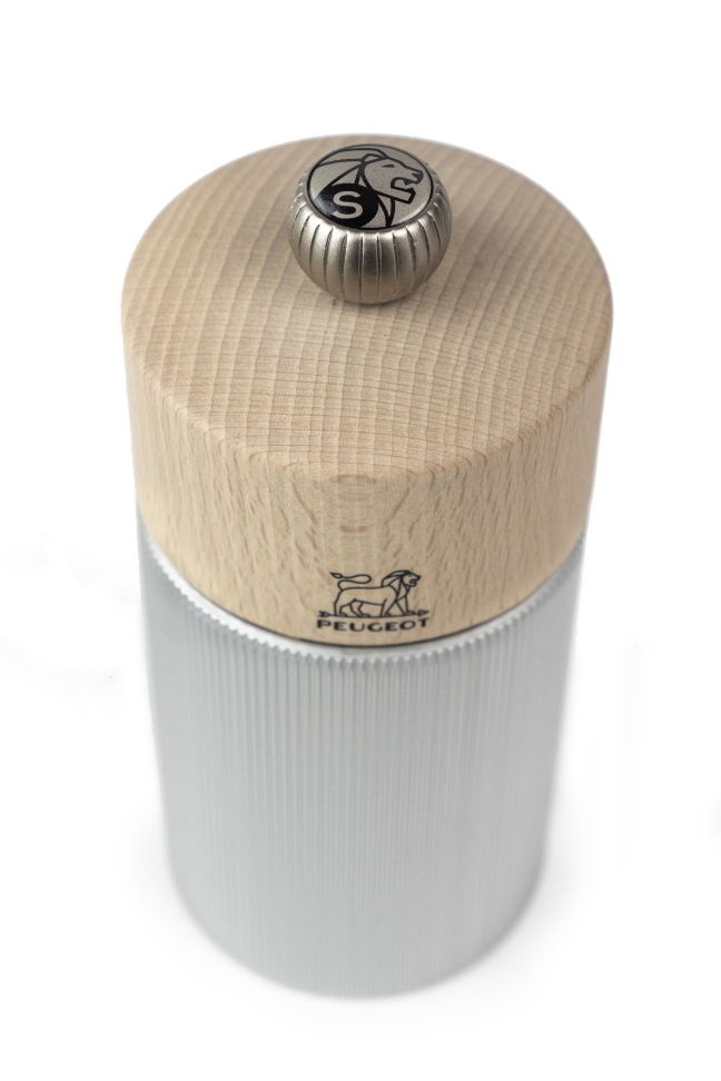 Line Moulin à sel H 12 cm Aluminium / Naturel Peugeot 
