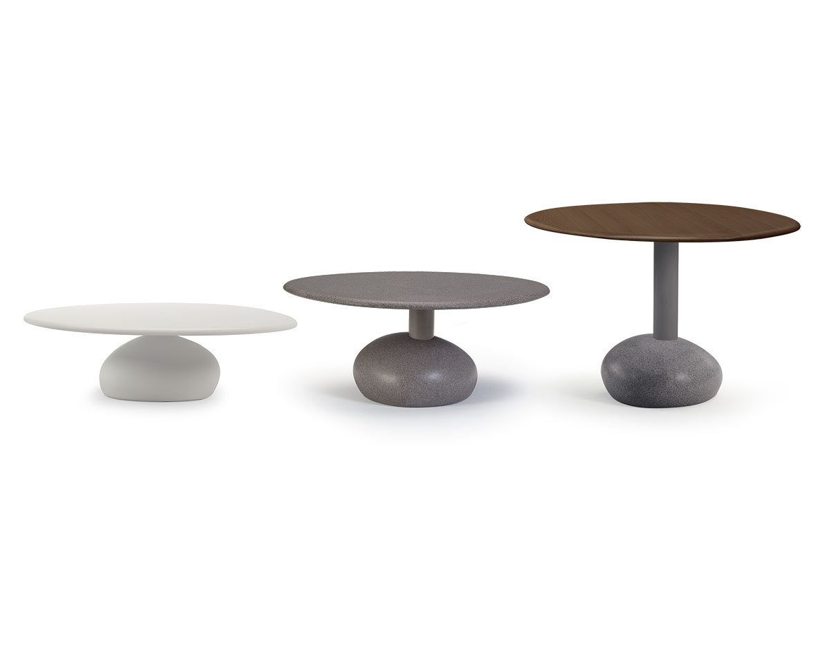 Vesper Table d'appoint Blanc Sancal