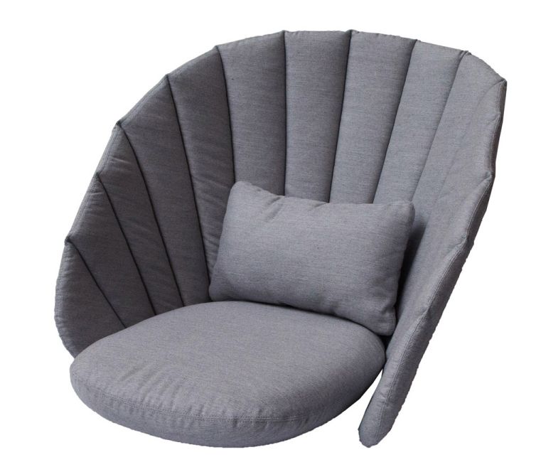 Peacock Outdoor Coussin pour Lounge chaise Cane-Line gris