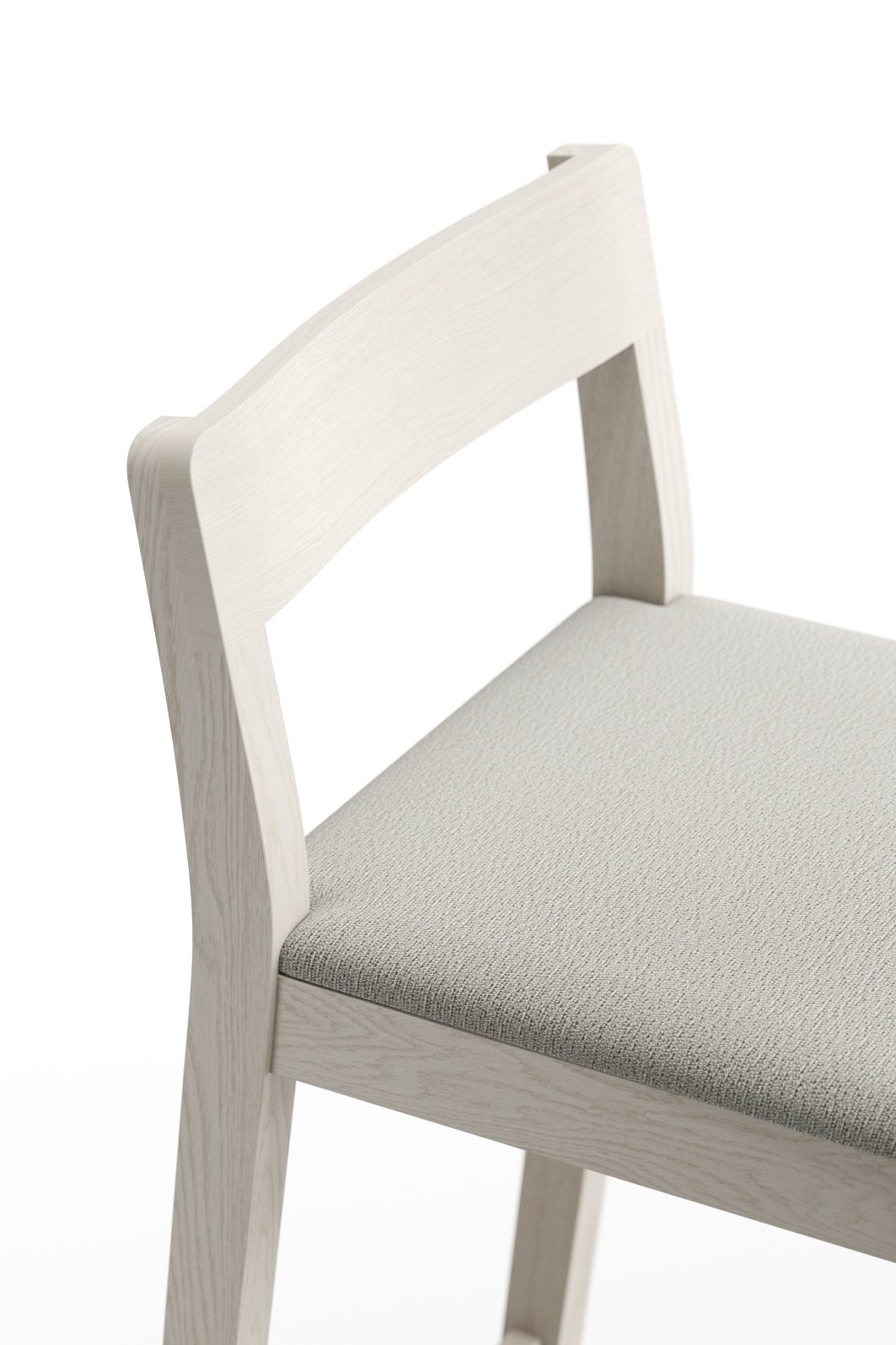 Sit tabouret de bar en bois avec coussin d'assise Zeitraum