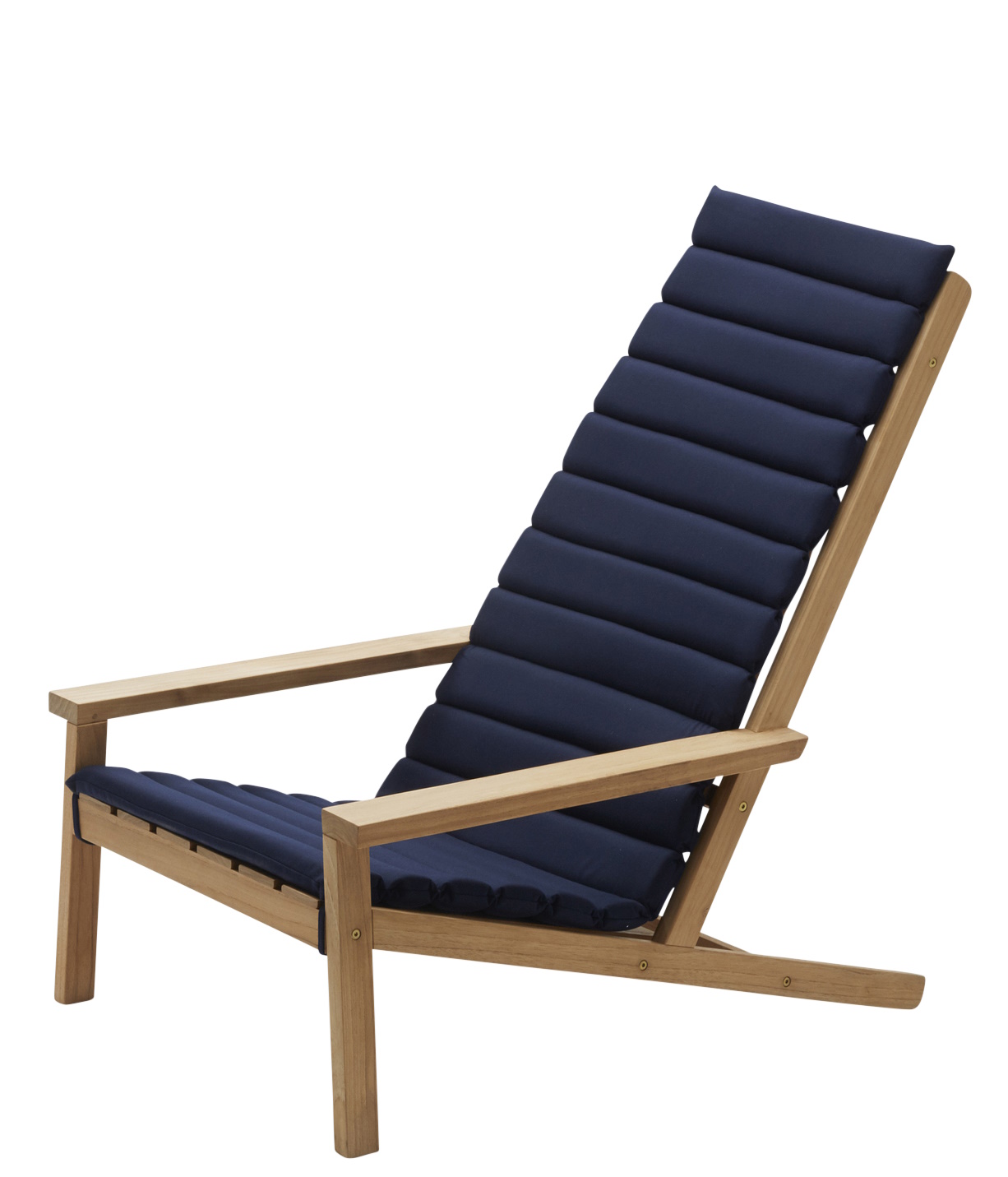 Between Lines Coussin d'assise pour chaise longue d'extérieur Skagerak by Fritz Hansen