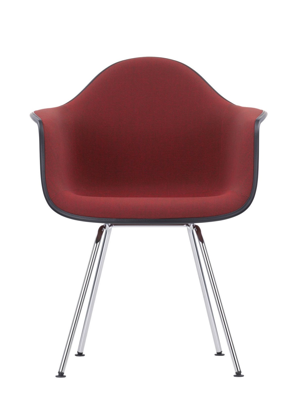 Eames Plastic Arm Chair DAX Chaise entièrement rembourrée Vitra