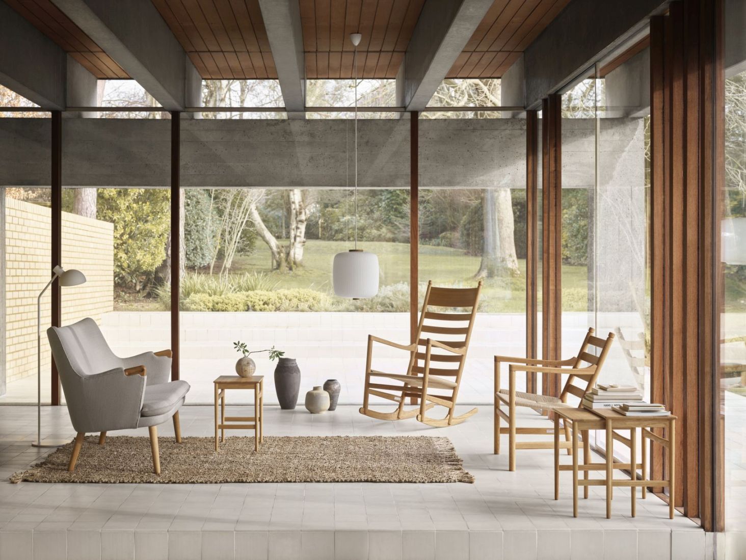 CH004 Nesting Tables tables d'appoint set de 3 Carl Hansen & Søn 