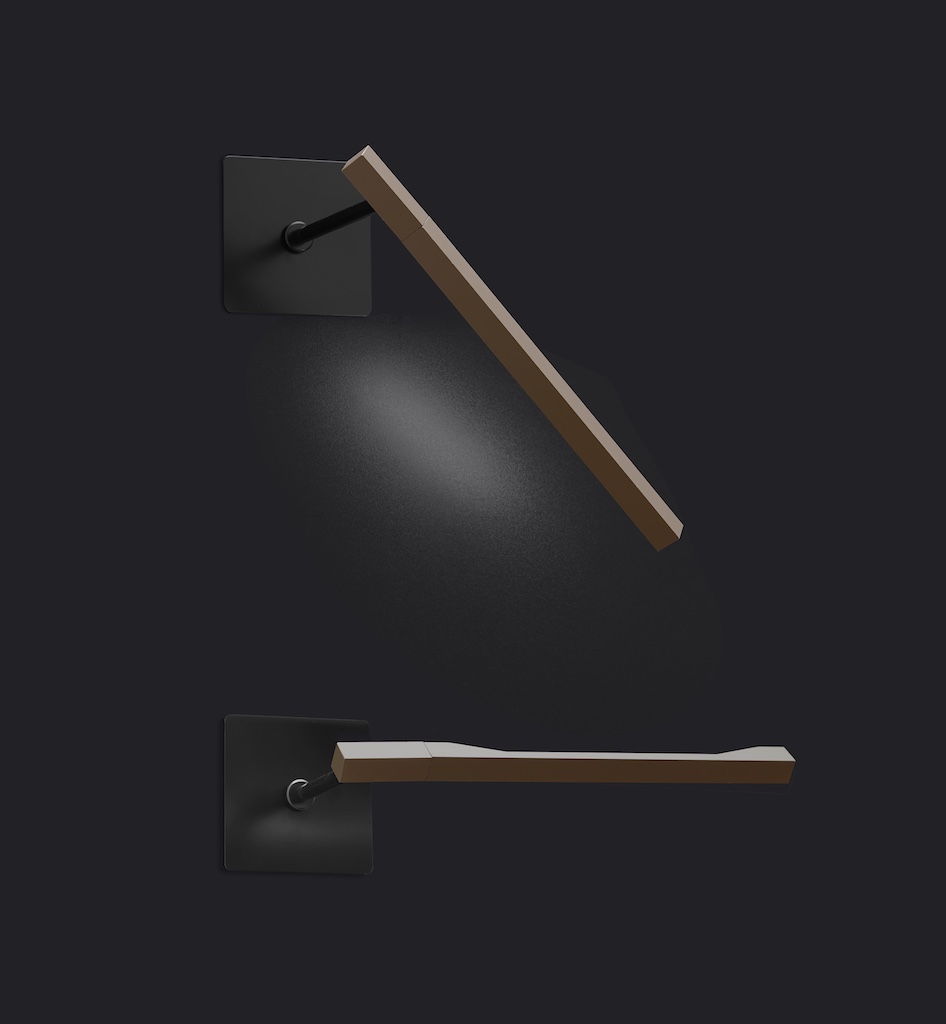 Ilo Applique et Plafonnier Bronze Satiné Oluce