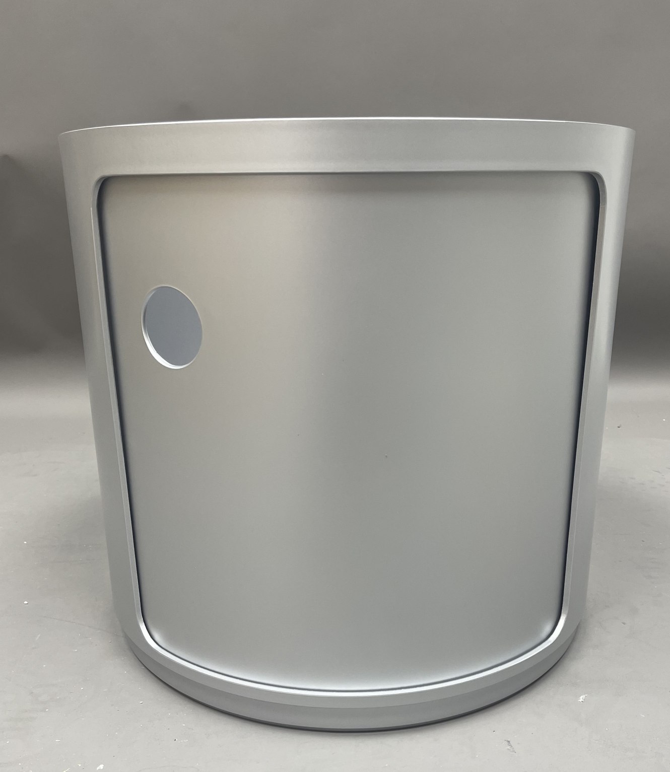 Componibili 4955 - élément rond haut ARGENT Kartell EXEMPLE DE MALADIE
