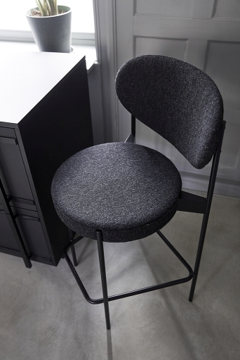 Series 430 Bar Stool Tabouret de bar 75 cm NOIR / REMIX 123 Verpan OFFRE SPECIALE