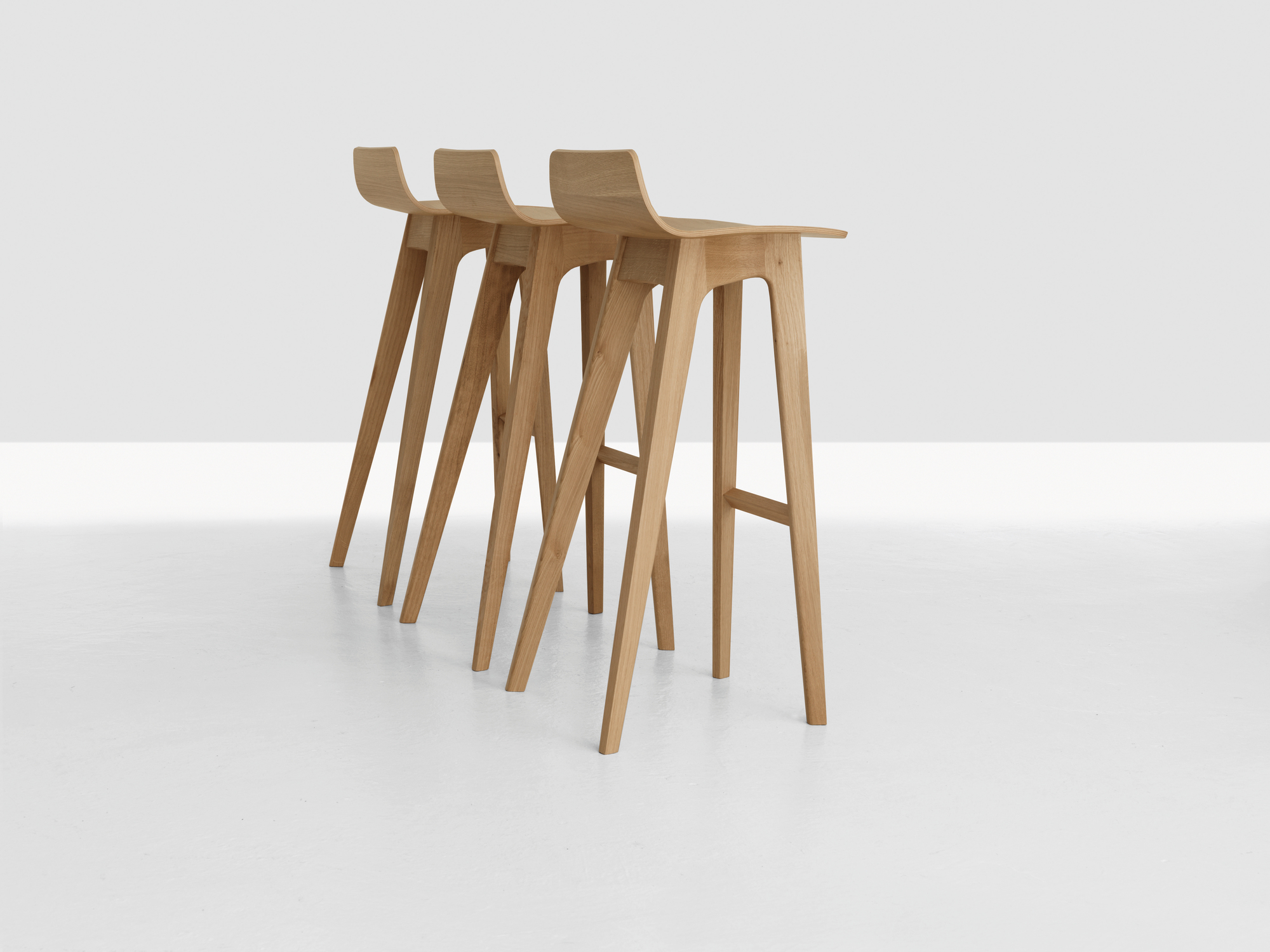 Morph Bar tabouret de bar hauteur du siège 65 chêne Zeitraum