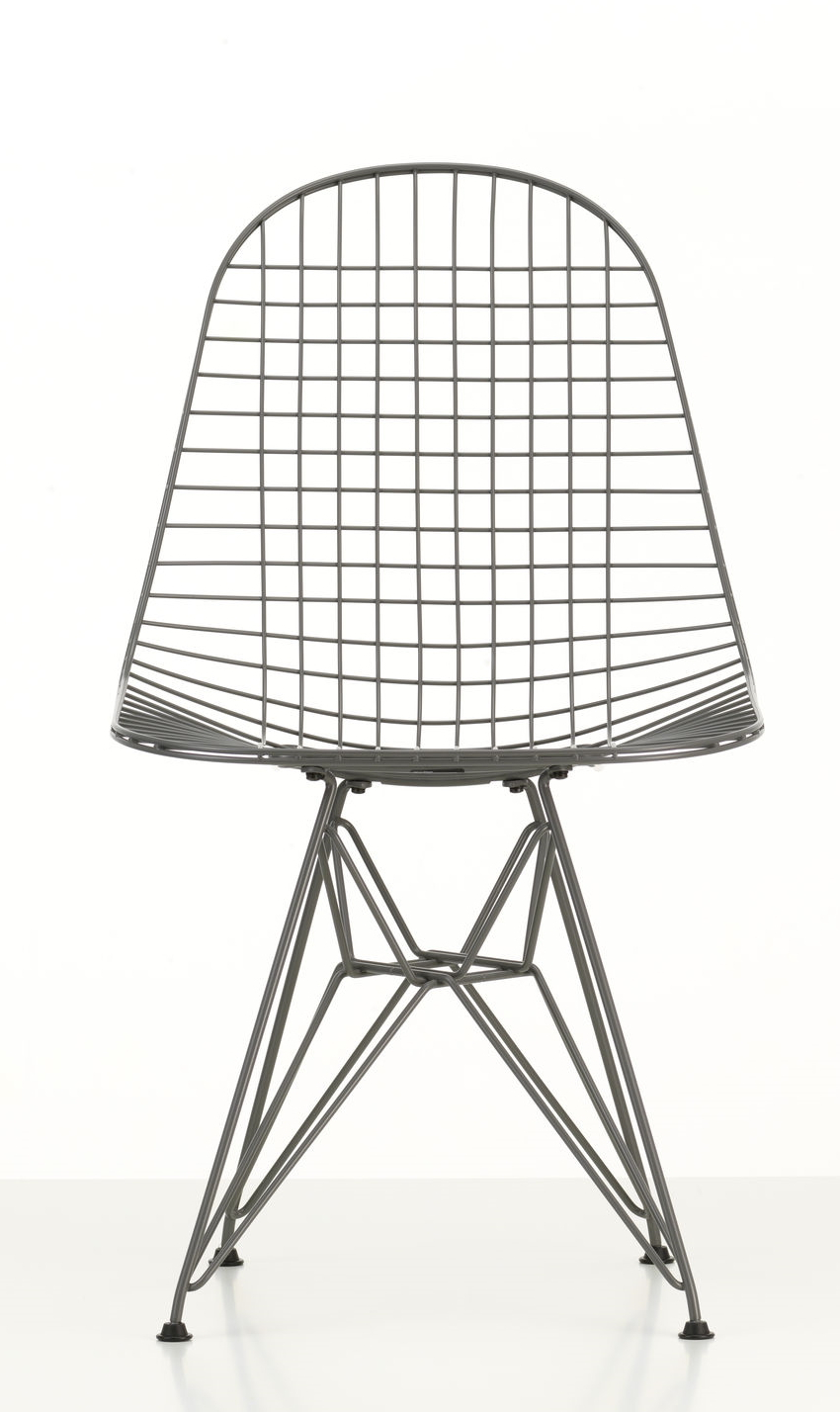 DKR Wire Chair Chaise assise rembourree Vitra