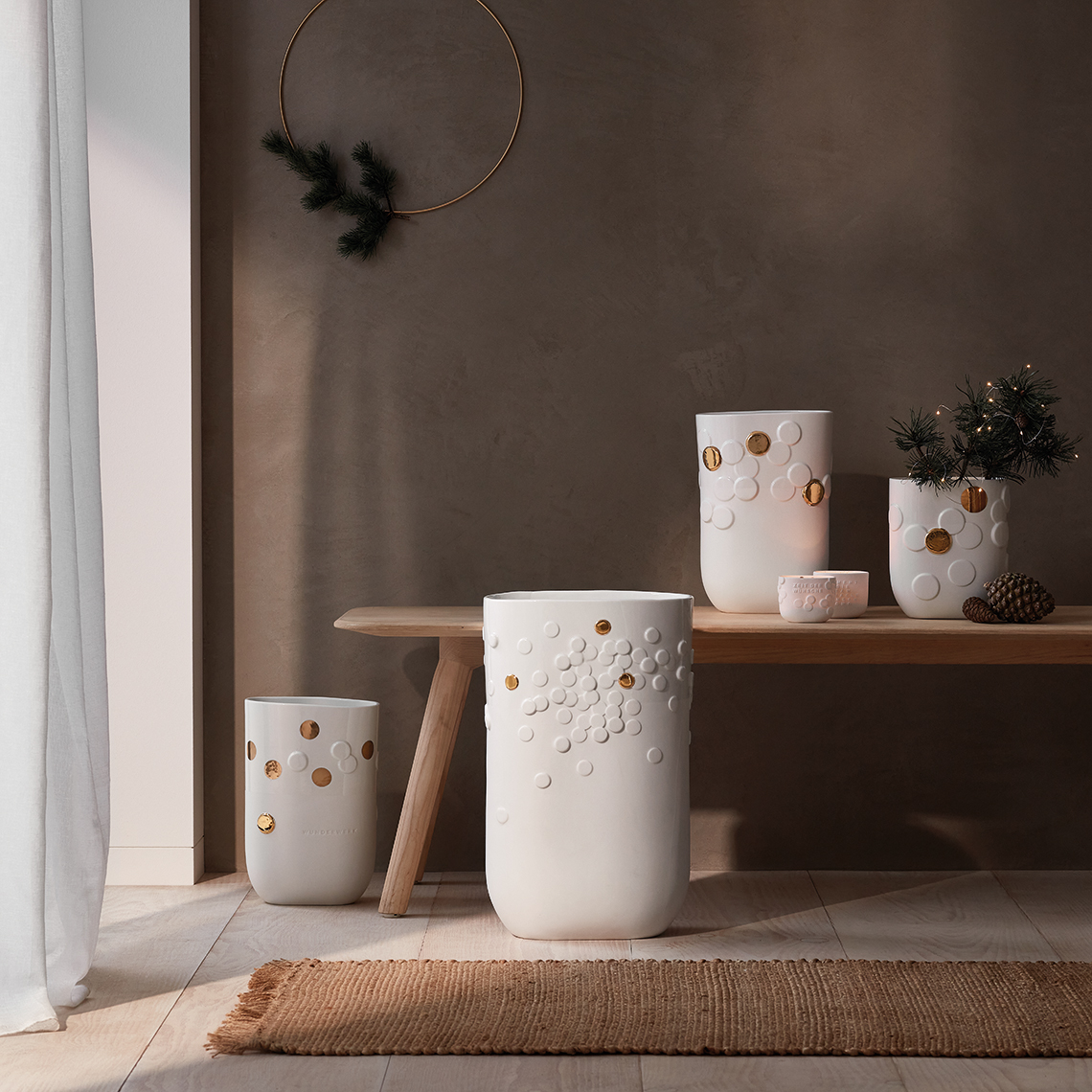 Point d'or Vase de sol Räder