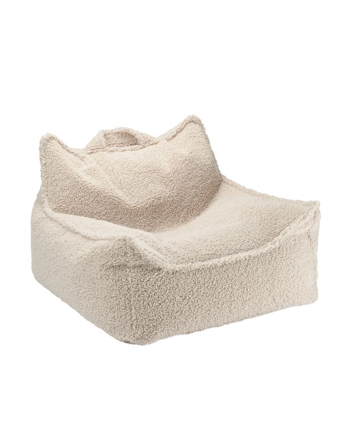 Fauteuil-sac en tissu Teddy Wigiwama
