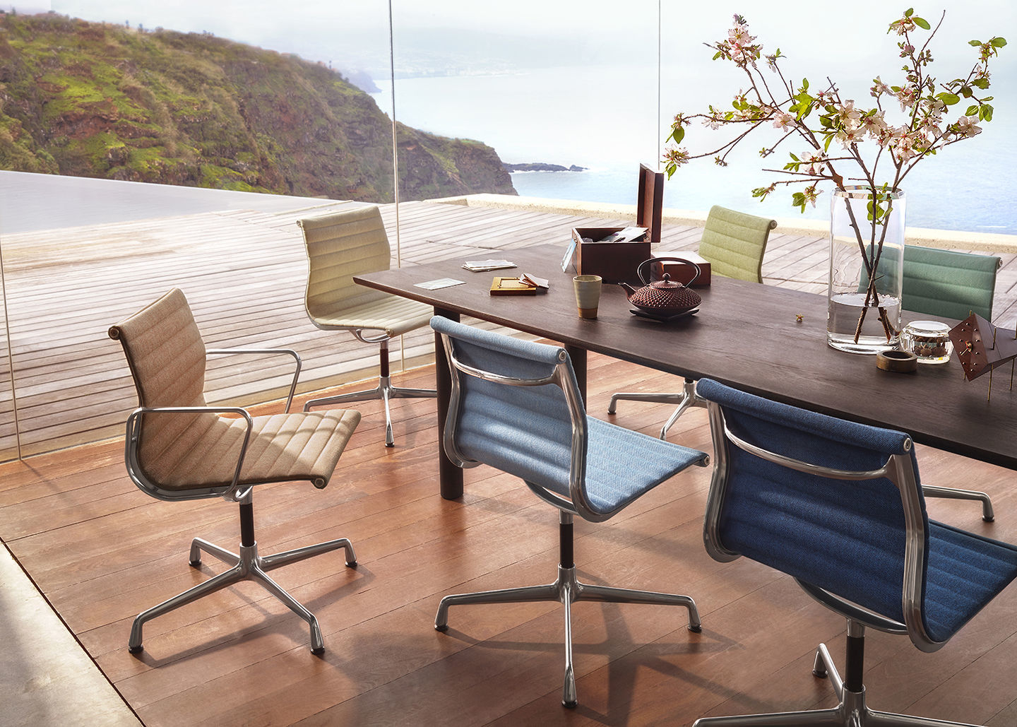 Aluminium Chair EA101 / EA 101 Chaise Vitra
