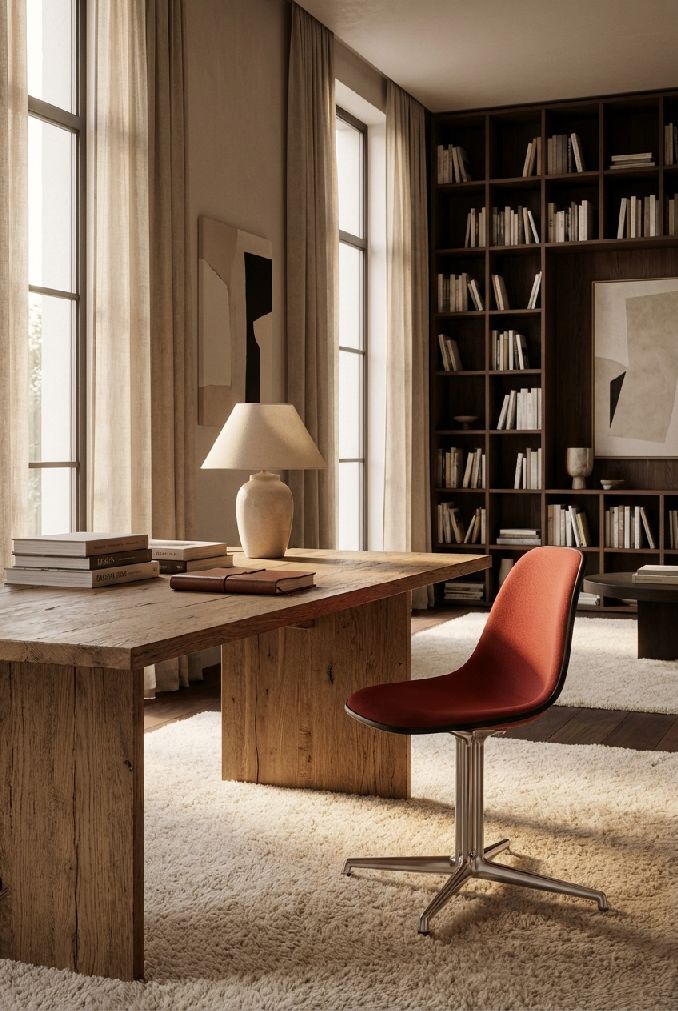 Eames Plasic Side Chair DSL RE Chaise entièrement rembourrée Vitra  