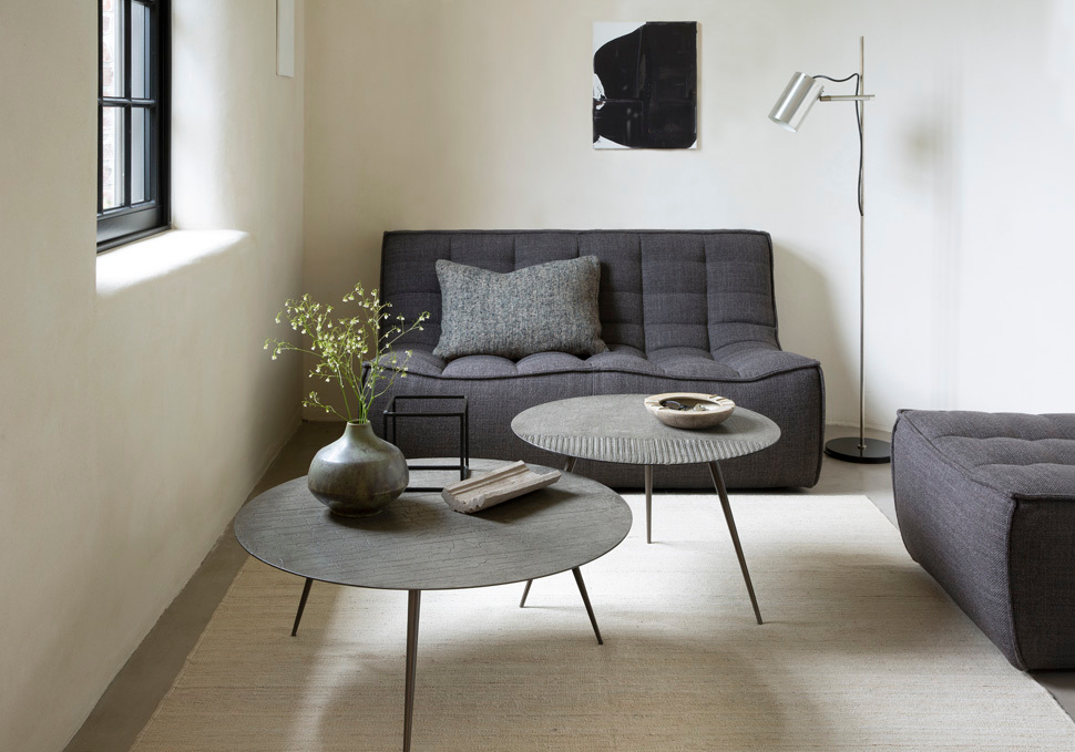 Luna Table Basse Lava Linear Whisky Ethnicraft