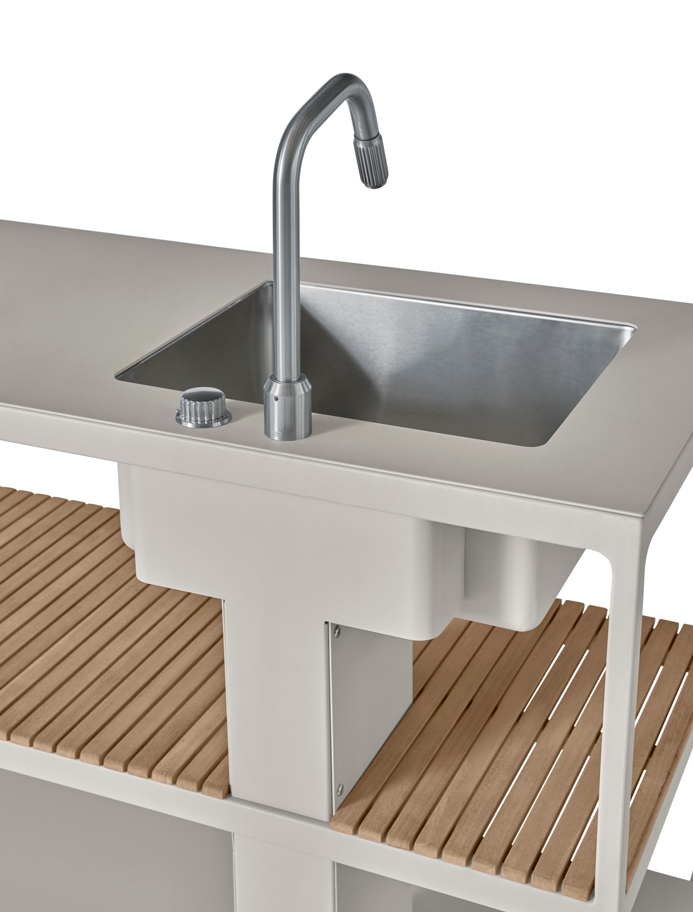 Open-Air Outdoor Kitchen Unit Kitchenette avec évier Vipp