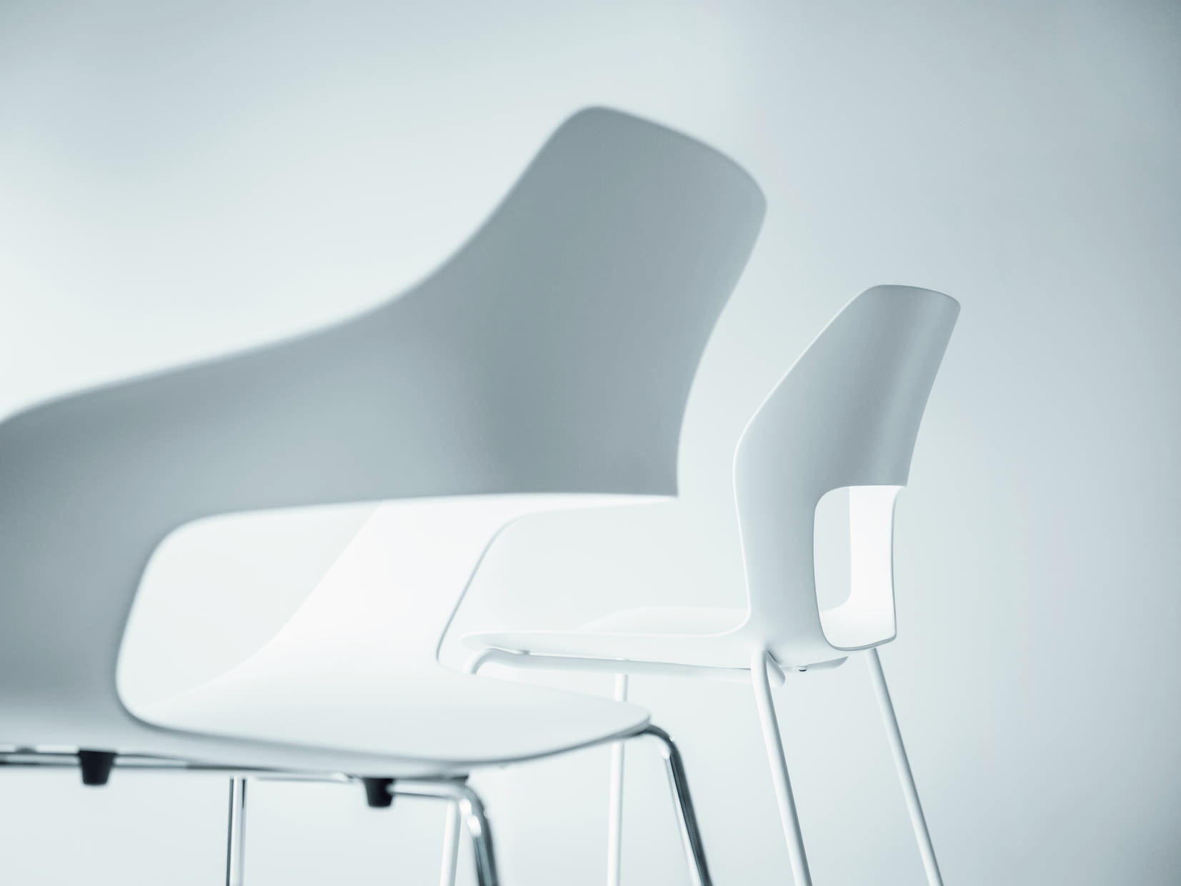 Occo Universal chaise à accoudoirs avec assise rembourrée Wilkhahn