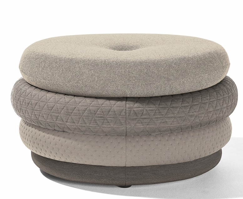 Fat Tom Pouf Lounge - Tabouret sans pieds Richard Lampert Beige