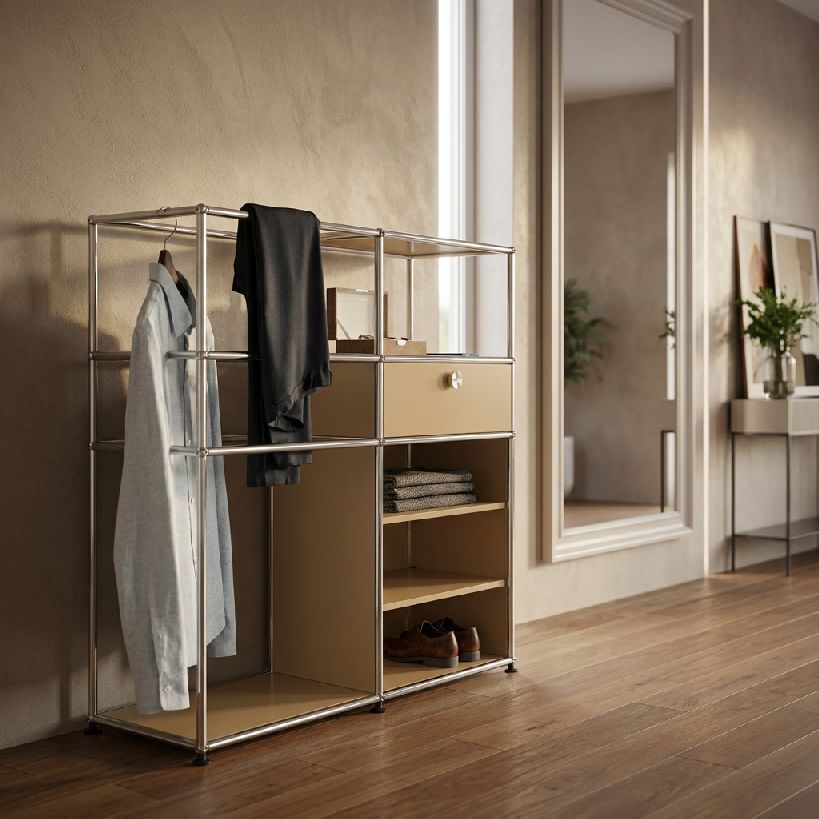 Armoire USM Haller bleu acier